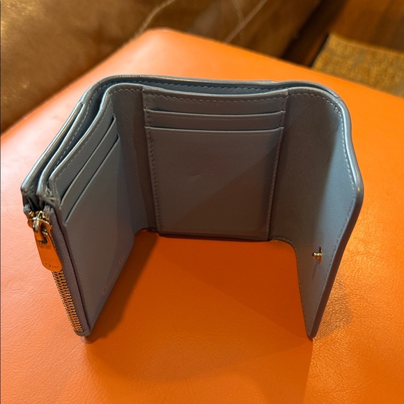 Vintage Christian Dior Gray 3 fold Wallet - Picture 3 of 7